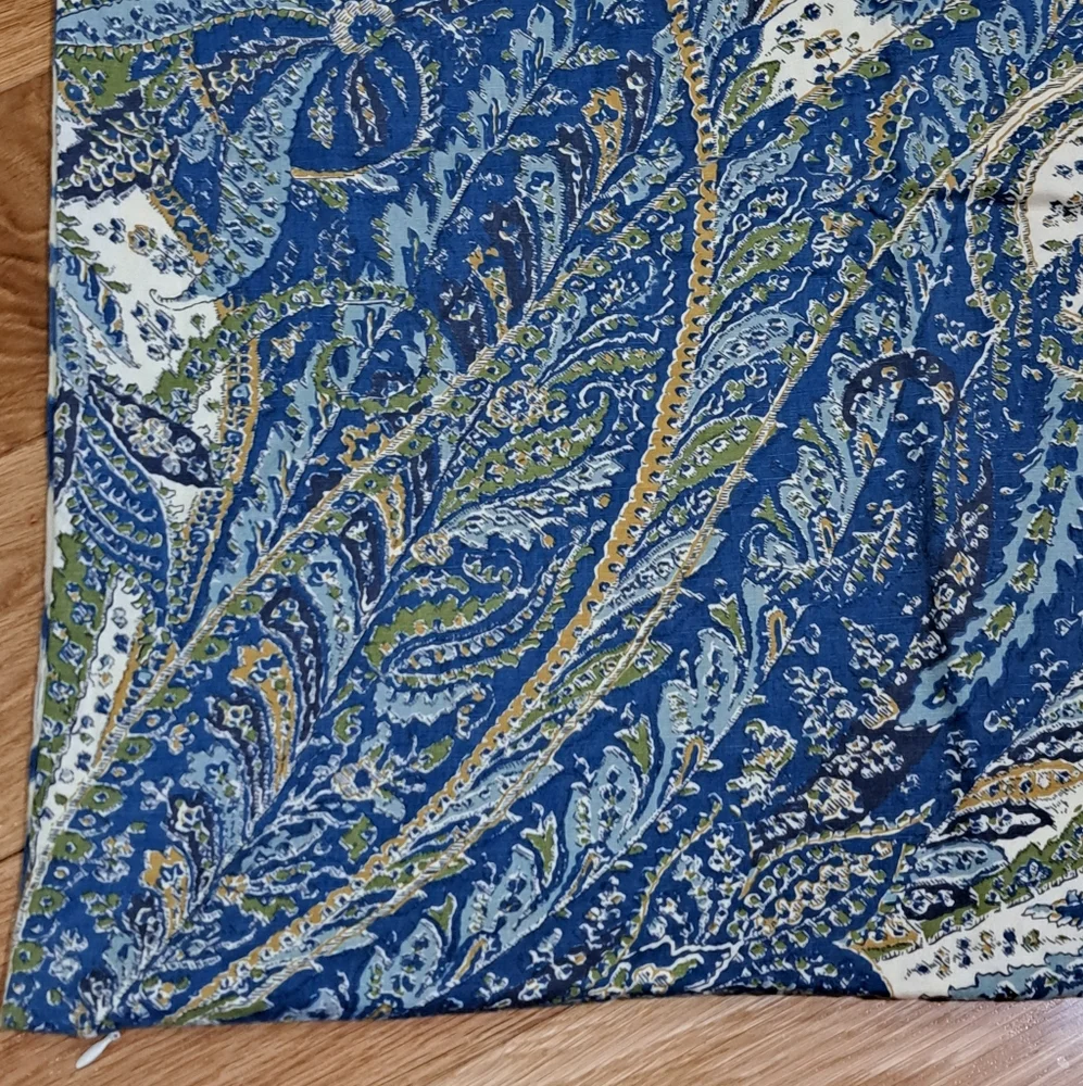 Pottery Barn Paisley Ikat Pillow Cover 24x23